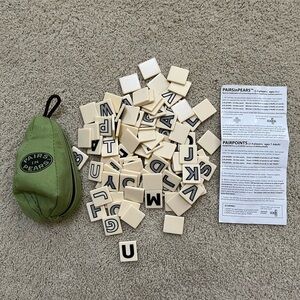 Pears in Pairs word tile game